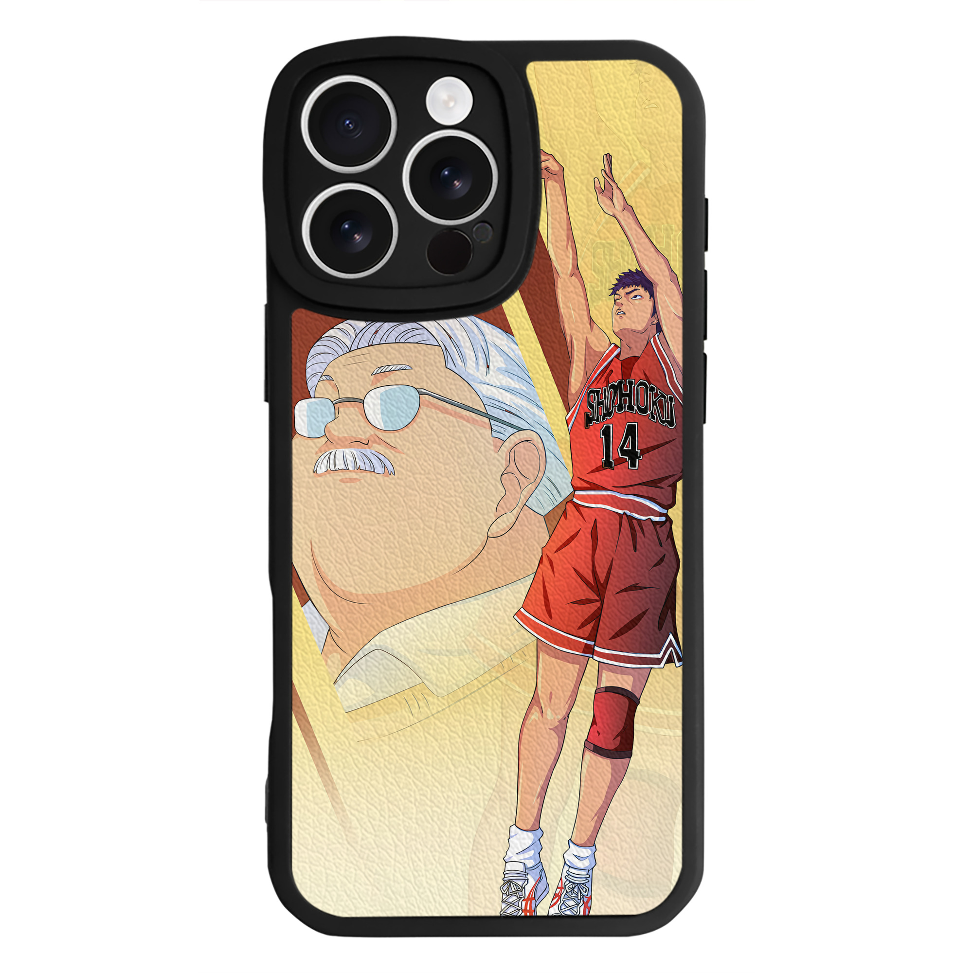 （画像用） SLAM DUNK／スラムダンク 【iPhone 16シリーズ対応】シリコンスマホケース（レザー調） 材質：シリコン